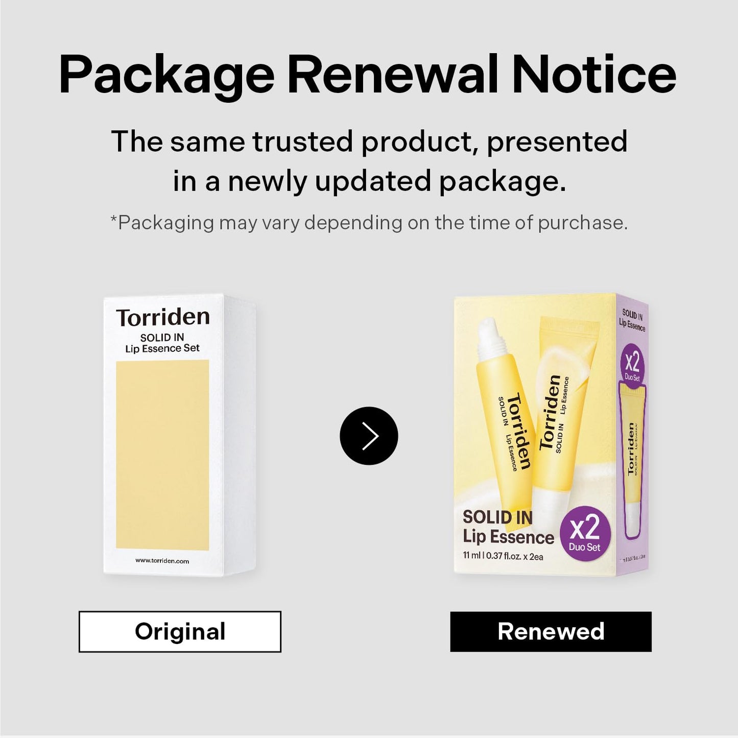 Torriden SOLID In Ceramide Lip Essence 0.37 fl.oz * 2 (Pack of 2) | Moisturizing Lip Essence for Glowy, Plumped, and Radiant Lip | Korean Lip Balm