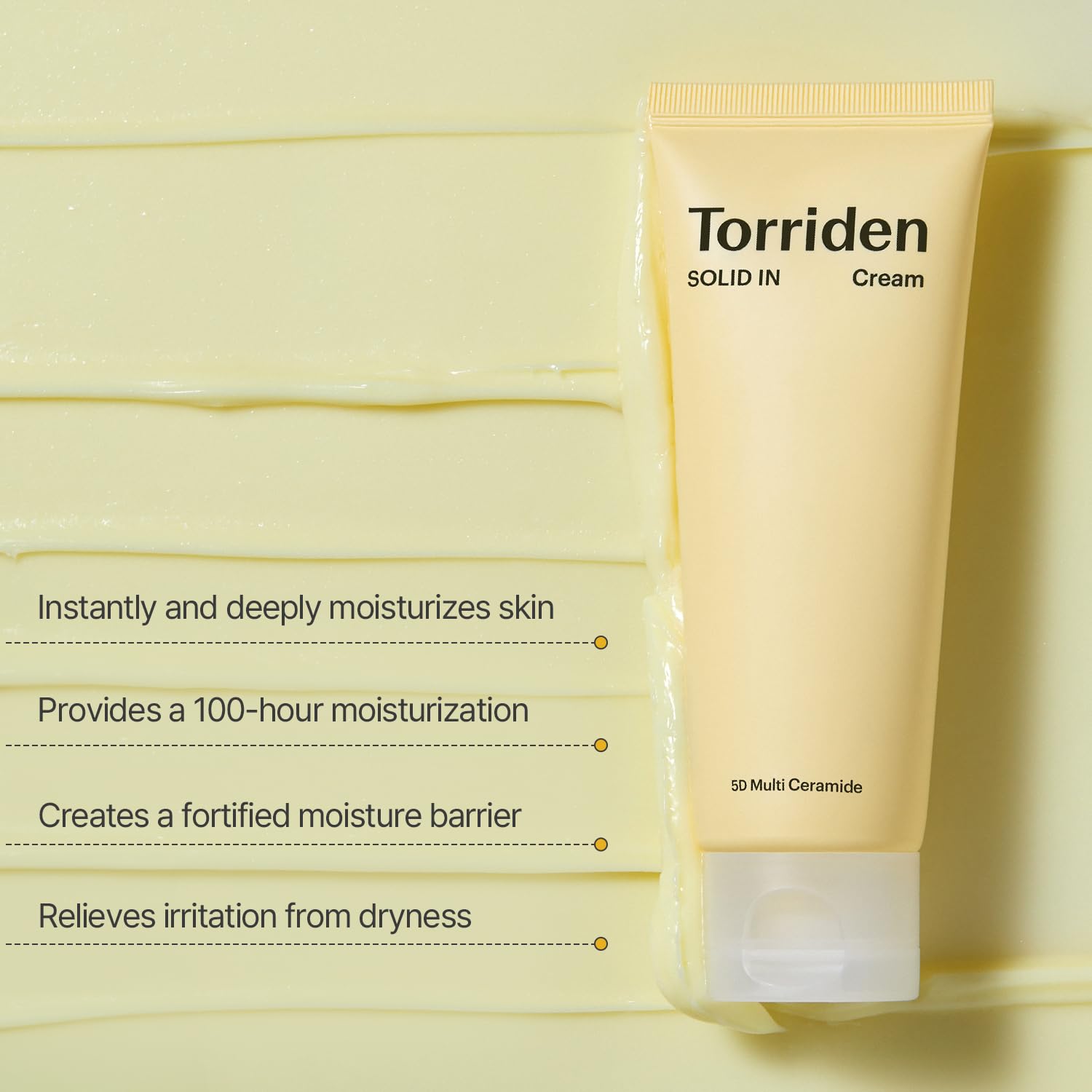 Torriden SOLID-IN Ceramide Skincare Set: Essence, Cream & Lip Essence - Hydrates, Soothes & Nourishes, Vegan, Cruelty-Free
