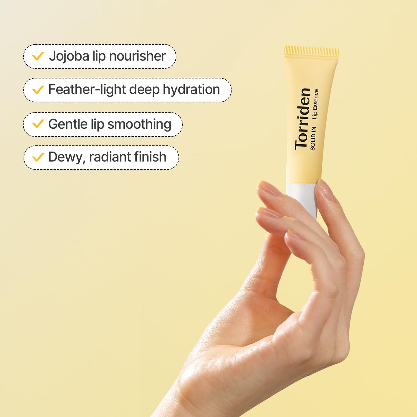 Torriden SOLID-IN Ceramide Skincare Set: Essence, Cream & Lip Essence - Hydrates, Soothes & Nourishes, Vegan, Cruelty-Free