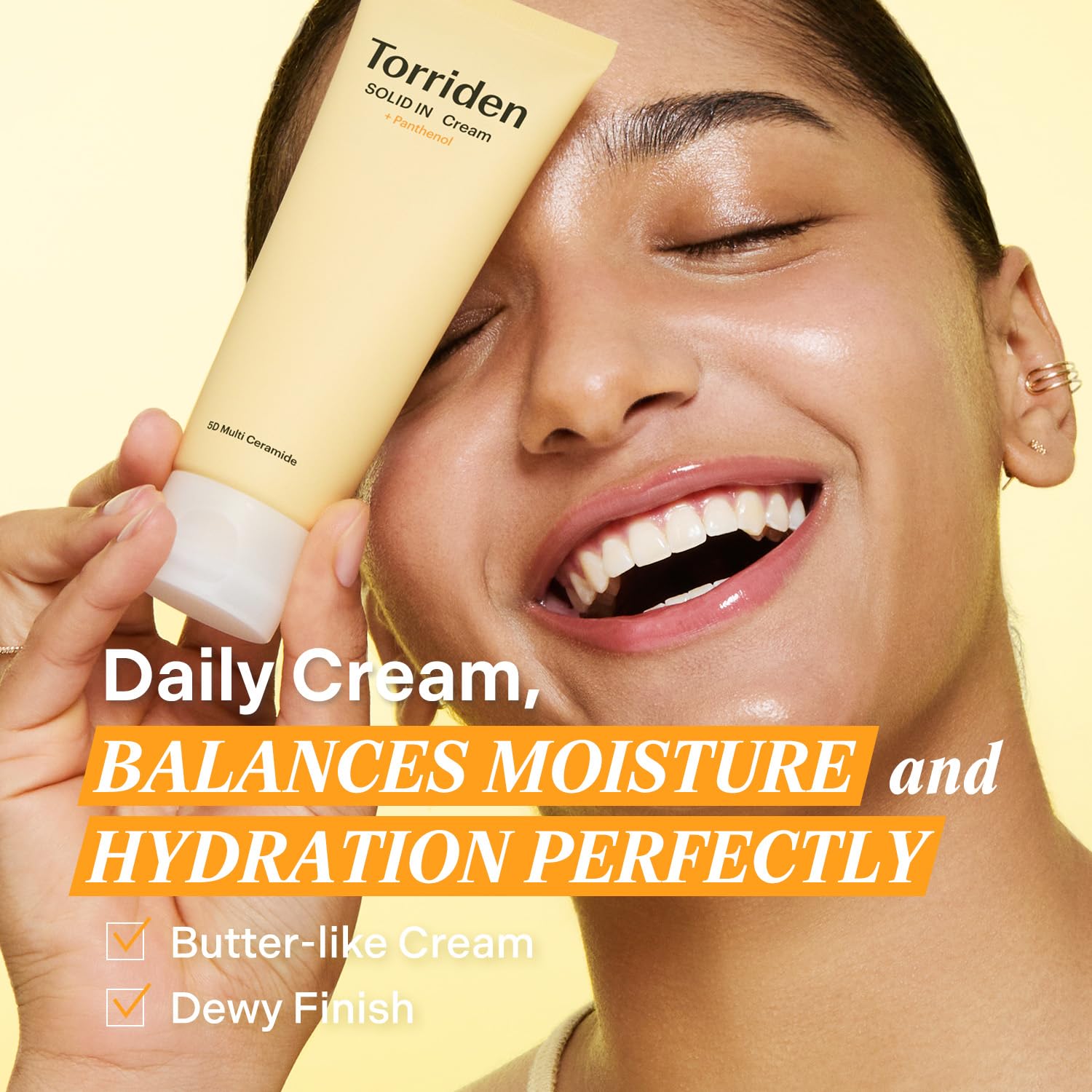 Torriden SOLID IN Ceramide Cream 70ml (2.36 fl. oz.) | Ceramide Moisturizer for Healthy Skin Barrier, Soothing, Nourishing | 5 types of Ceramide, Allantoin, Panthenol