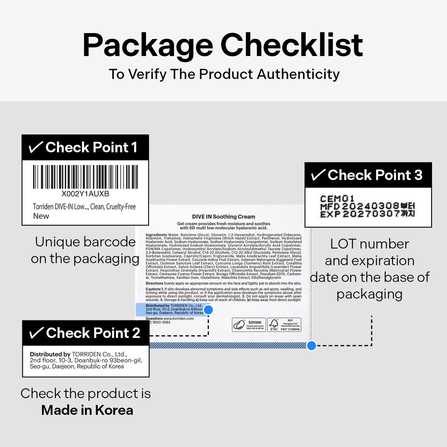 Torriden DIVE IN Hyaluronic Acid Soothing Cream 100ml (3.38 fl. oz) | Revitalizing Facial Moisturizer for Sensitive and Dry Skin | Hyaluronic Acid, Panthenol, Allantoin